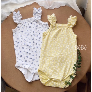 Bodysuit phối bèo dễ thương cho bé gái