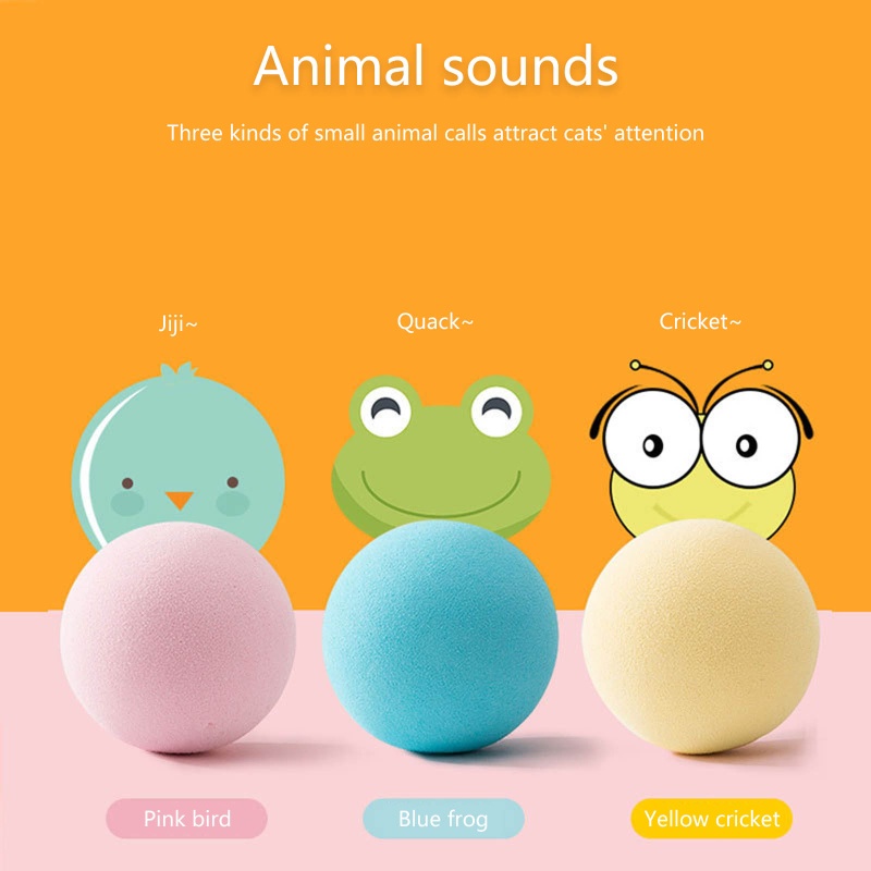 Banh Đồ Chơi Bằng EVA Có Âm Thanh Tương Tác Với Mèo Cưng