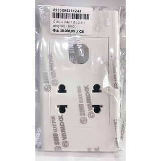 Ổ đôi 2 chấu 1 lỗ, 2 lỗ - s18u2x, s18u2xx- sino