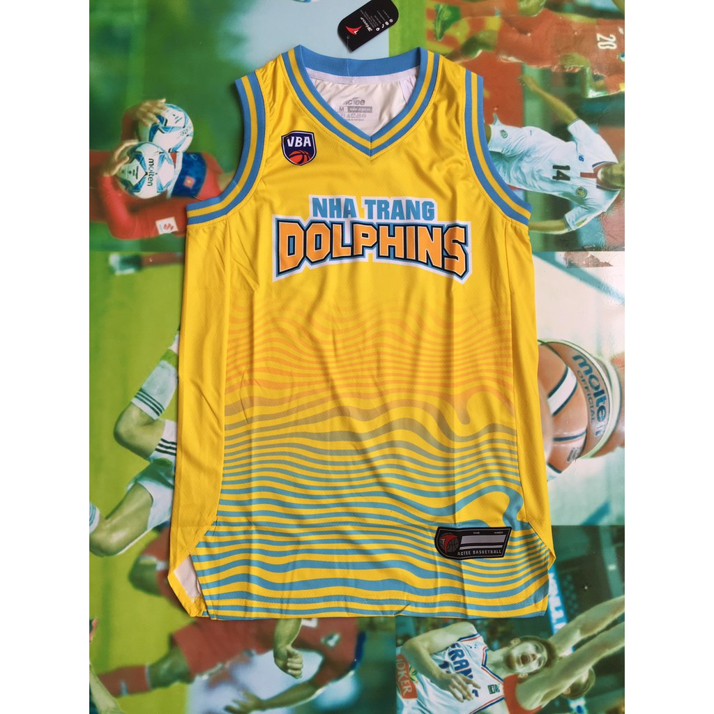 Bộ quần áo bóng rổ Jersey NHA TRANG DOLPHINS 2020