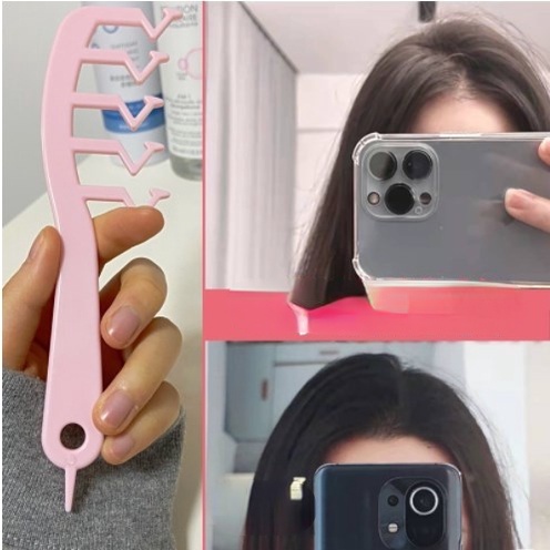 1 Lược Chải Tóc Răng Thưa Phong Cách Hàn Quốc