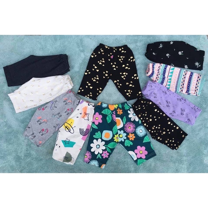 Quần legging vải xuất dư cho bé 1-8 tuổi loại 1