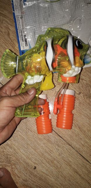 Bộ đồ chơi thổi xà bông bằng nhựa có đèn Led