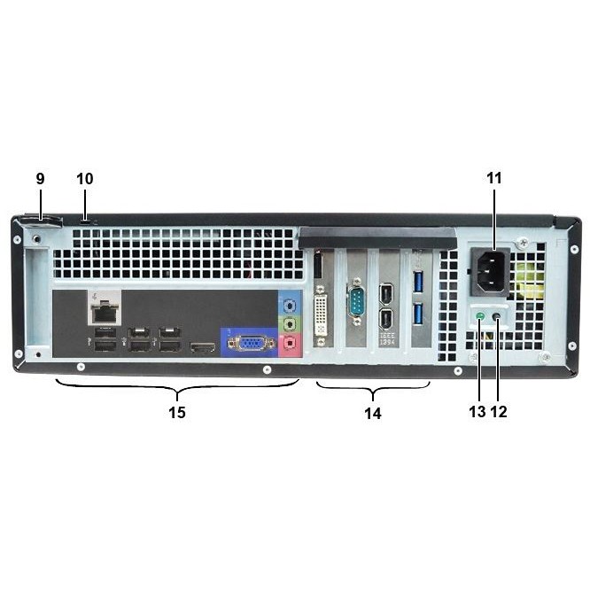 Máy Tính Văn Phòng Dell optiplex 3010 DT CPU Core I3-3220 Ram 4GB Hàng Thanh Lý đẹp  Bảo Hành 24 Tháng