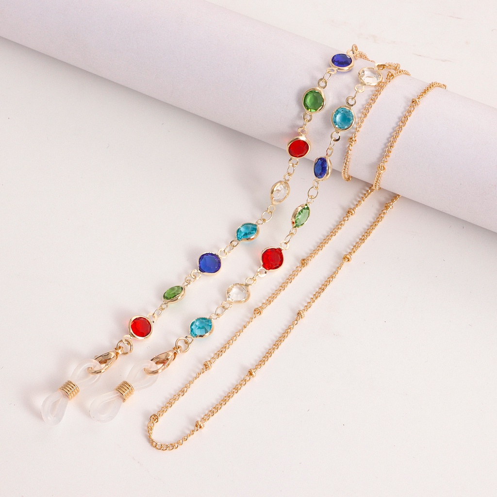 Mới Dây Đeo Mắt Kính Hình Hoa Đính Đá Thời Trang