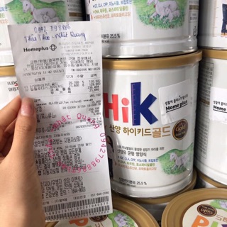 Sữa dê hikid nội địa hàn 700g hàng xách tay