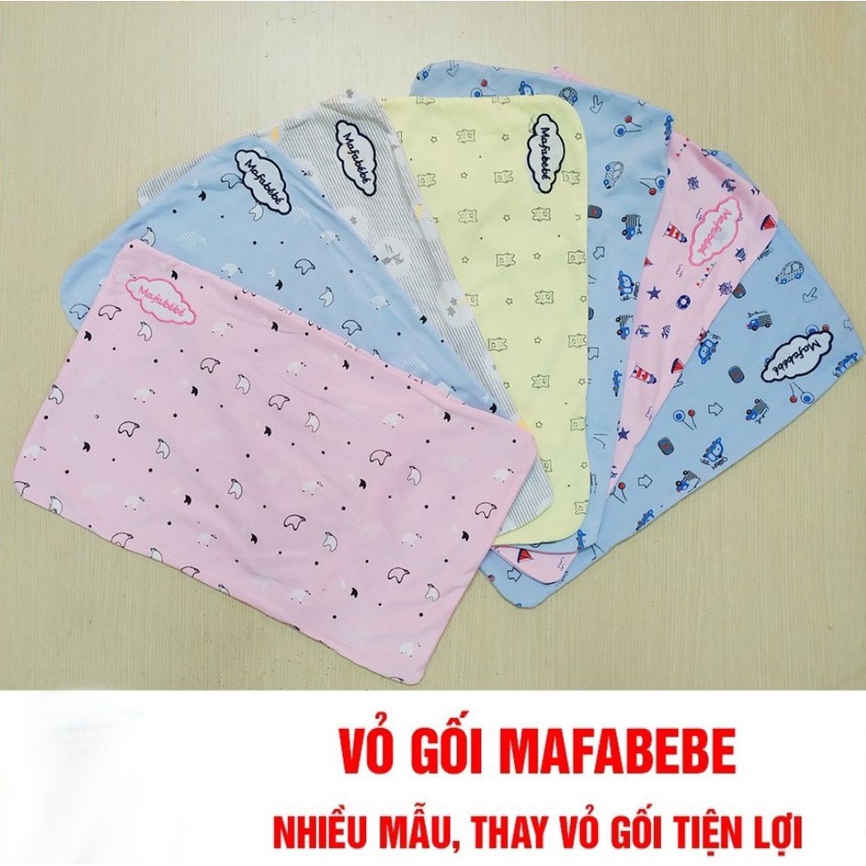 Gối cao su non Mafebebe thông hơi chống ngạt mềm mại an toàn cho bé trẻ sơ sinh GOI07