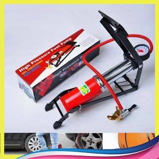 Bơm hơi đạp chân đa năng, bơm hơi đạp chân đa năng cho ô tô, xe máy, xe đạp ❤️abali store