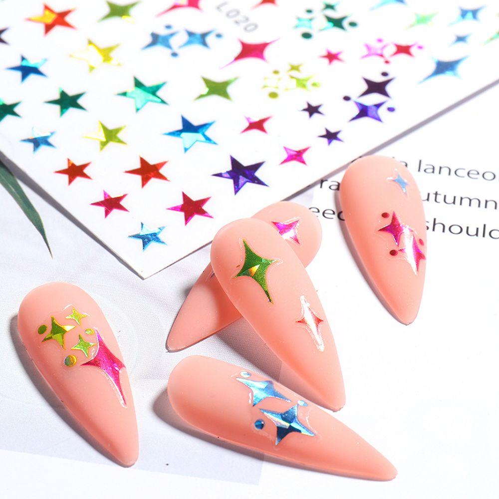 Miếng Dán Trang Trí Móng Tay 3D Hình Hoa Mùa Thu