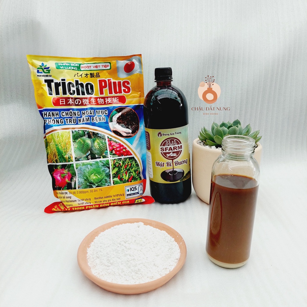 [50gram] Phân bón vi lượng - Trichoderma - tăng vi sinh có lợi, phòng trừ nấm bệnh - 50gram