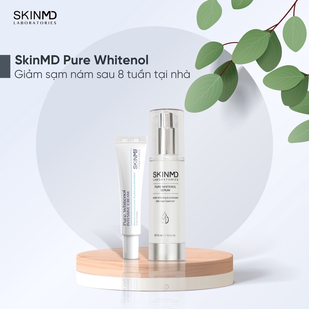 Bộ Dưỡng Trắng SkinMD Chăm Sóc Da Mặt dưỡng trắng, cấp ẩm , tái tạo làn da