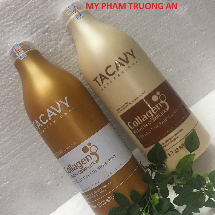 Cặp dầu gội xả TACAVY colagen karetin