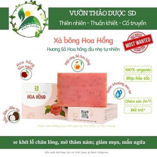 Xà Phòng Sinh Dược Xà Bông Hoa Hồng Rửạ Mặt Da Cực Đã Tắm Sạch Sâu Giảm Mụn Thâm Mụn Mềm Mịn Thơm Nhẹ 100gr Chỉ Từ 50k