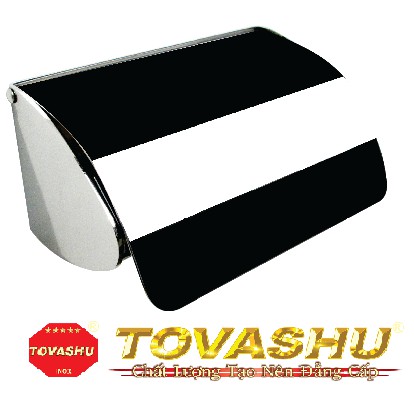 Hộp Giấy Vệ Sinh cao cấp Tovashu inox100% TVS-168, lô giấy vệ sinh, máng giấy vệ sinh, bảo hành 05 năm