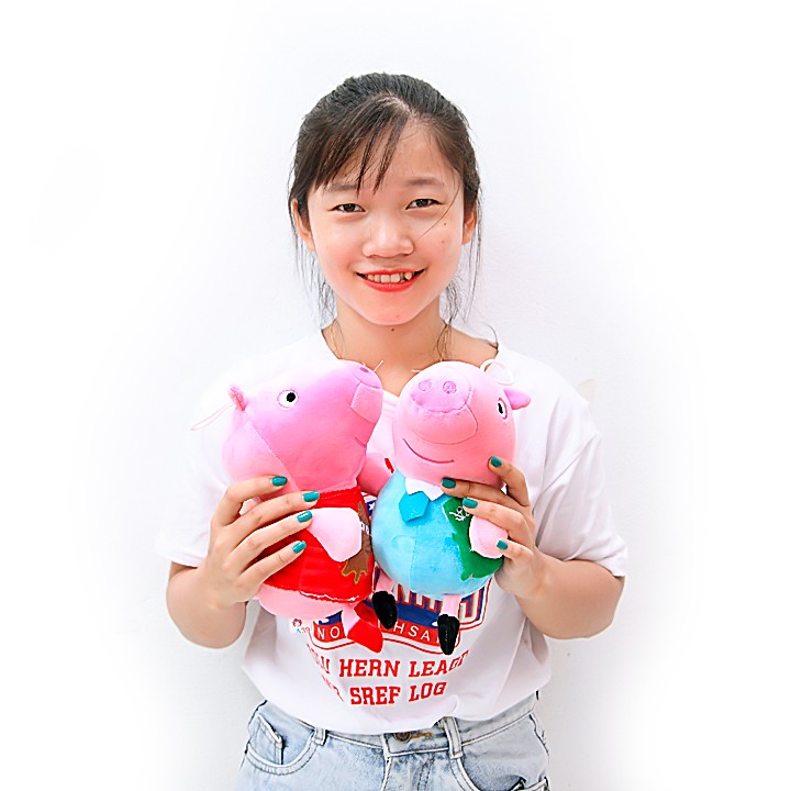 [SIÊU SALE] Gấu bông Heo Peppa 25cm