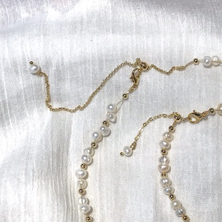 Vòng choker ngọc charm Butterfly