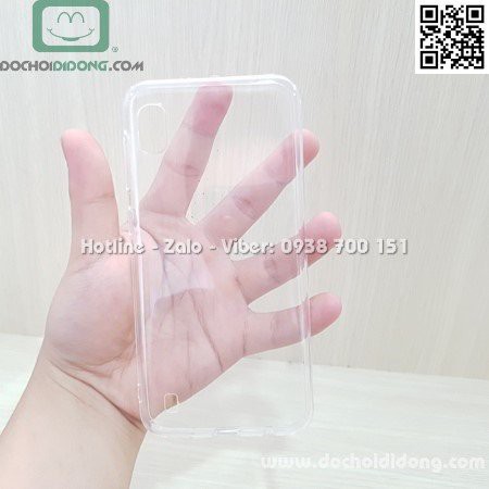 Ốp lưng Samsung A10 dẻo trong