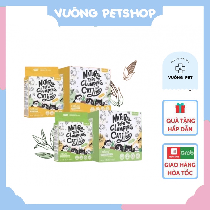 Cát Đậu Nành Natural Tofu Cluming Cat Litter Cature 6L