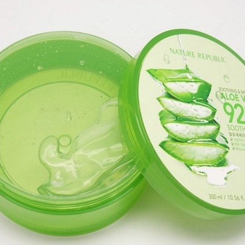 Gel Dưỡng Ẩm Nha Đam Nature Republic Aloe Vera 92% Soothing Gel 300ml - Hàn Quốc Chính Hãng