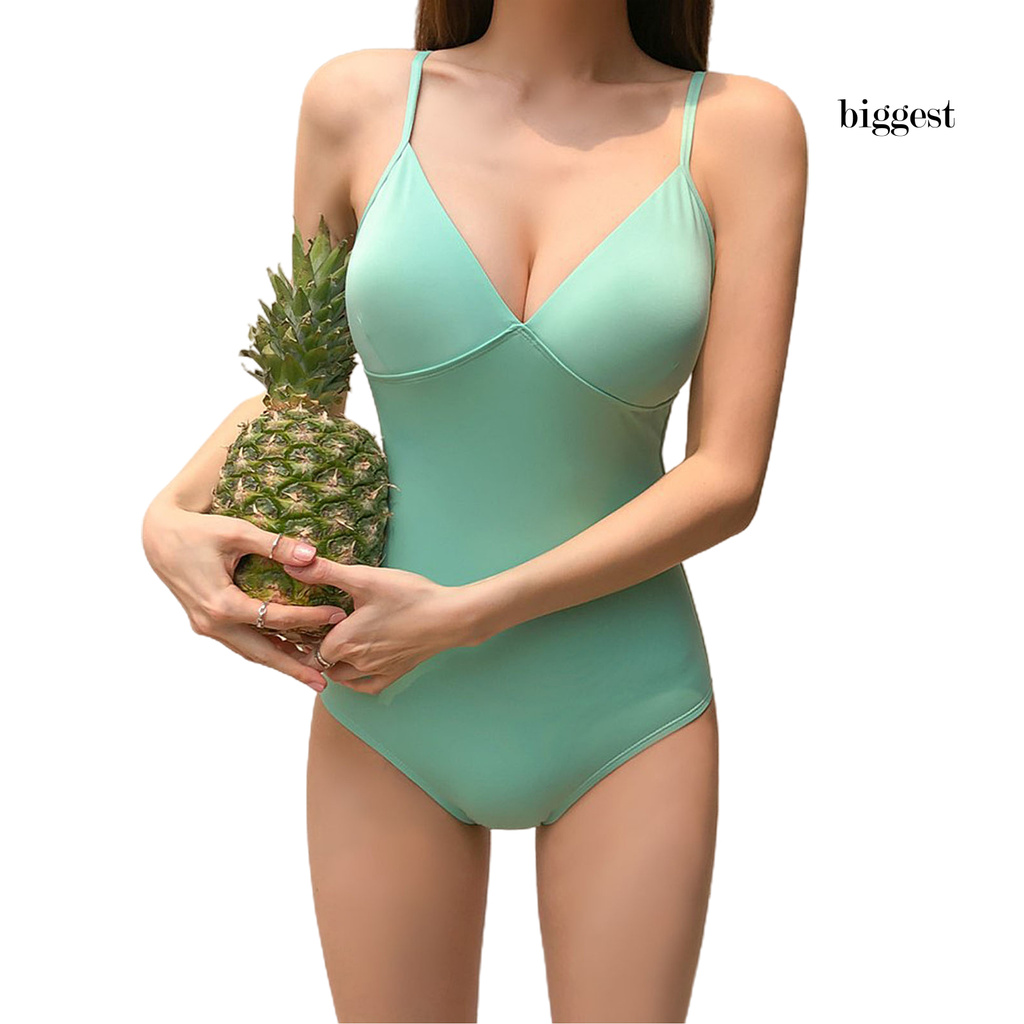 Đồ Bơi Một Mảnh Cổ Chữ V Khoét Sâu Gợi Cảm Dành Cho Nữ | BigBuy360 - bigbuy360.vn