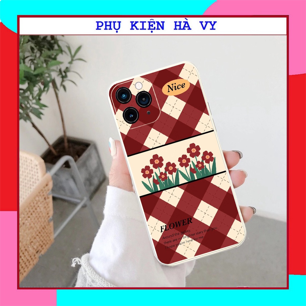 Ốp lưng iphone hình hoa caro 5 6 5s/6/6plus/6s/6splus/7/7plus/8/8plus/x/xr/xs/11/12/pro/promax/13/13Promax