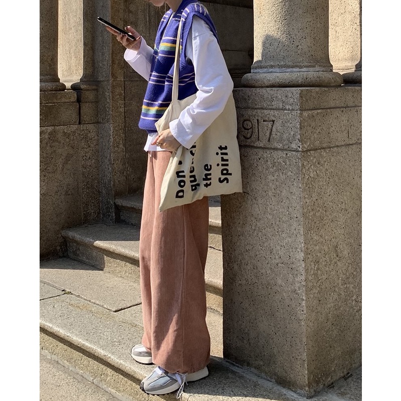Quần Jogger Nhung Siêu Đẹp, Dáng Freesize Ống Rộng Hàng Hot Trend Loại 1