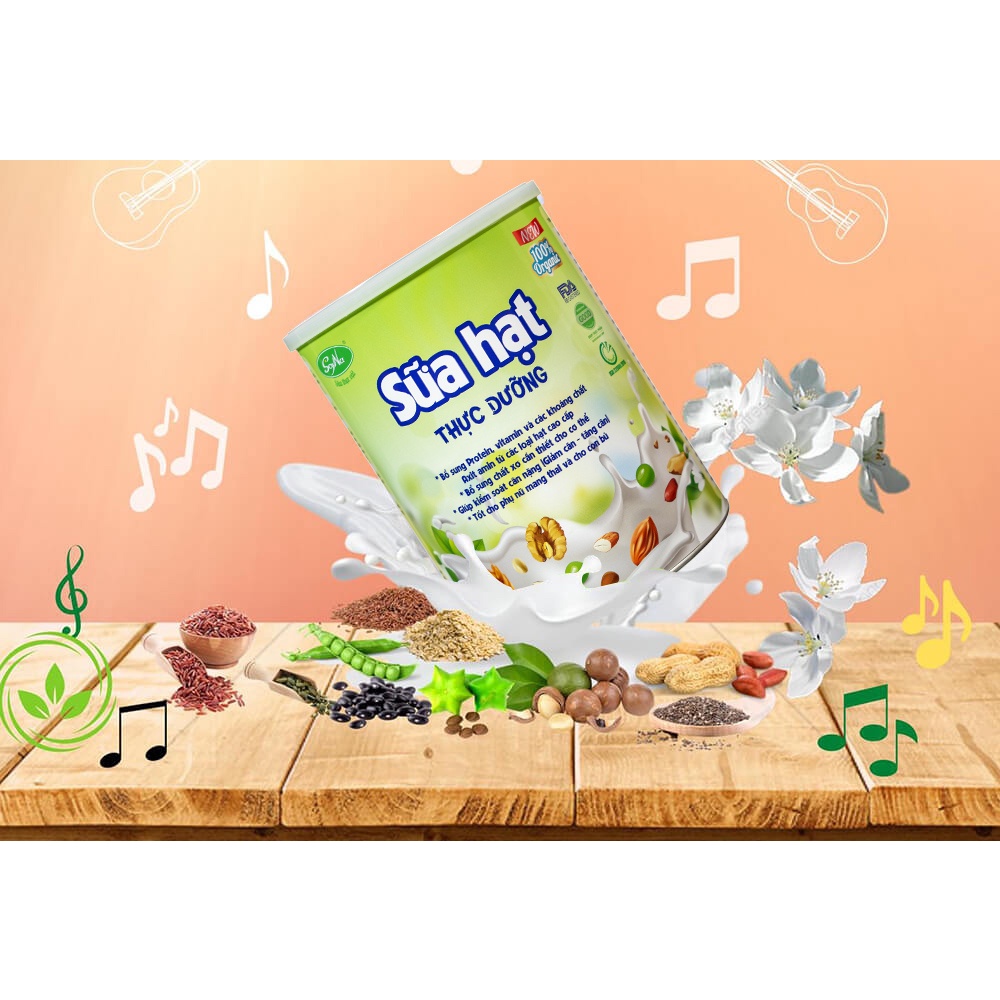 Sữa Hạt Thực Dưỡng SoyNa chính hãng tặng kèm 1 hộp Sữa Hạt và 1 gói Sữa Chay