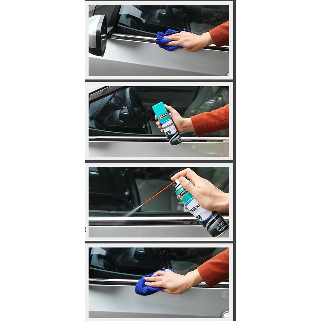 Kẹt kính lão hoá cao su Chai xịt bảo dưỡng làm mới bôi trơn cao su Haoshun Electric Vehicle Window Lubricant H1502