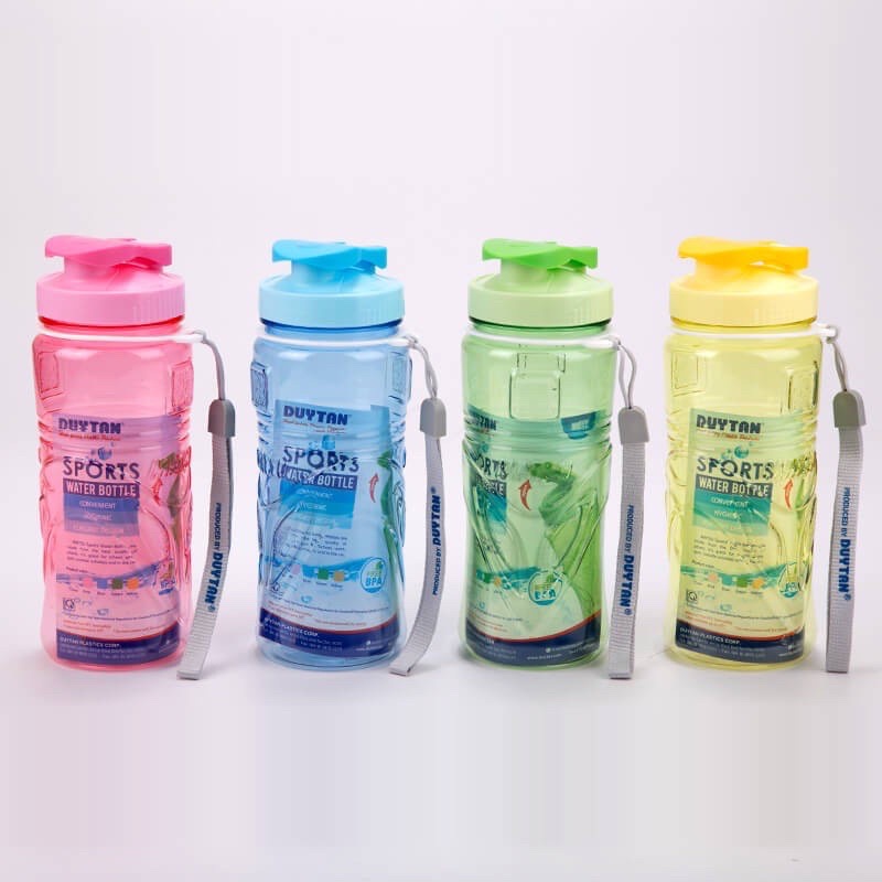 Bình uống nước 500ml/700ml/1000ml có dây đeo đi học, đi chơi