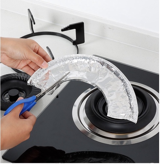 Set 10  Giấy bạc LÓT BẾP GA chống bẩn chống bẩn, thay thế tiện lợi