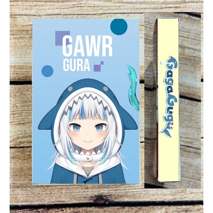 Bộ Lomo card Gure Gawr Hololive 30 ảnh khác nhau kèm hộp/Ảnh lomo card Gure Gawr