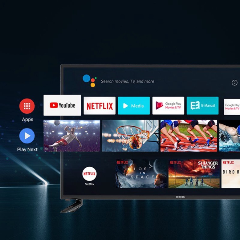 Smart Tivi Full HD Coocaa 42 inch - Android 9.0 - Model 42S3G - Miễn phí lắp đặt Full (Nguyên seal ) | BigBuy360 - bigbuy360.vn