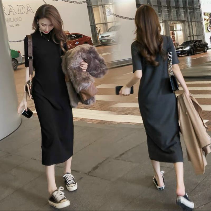 Váy len suông lông thỏ hàng QCL1