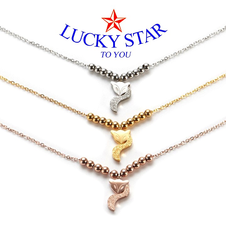 Lắc chân cáo hồ ly hạt bi trong nhỏ gợi cảm quyến rũ