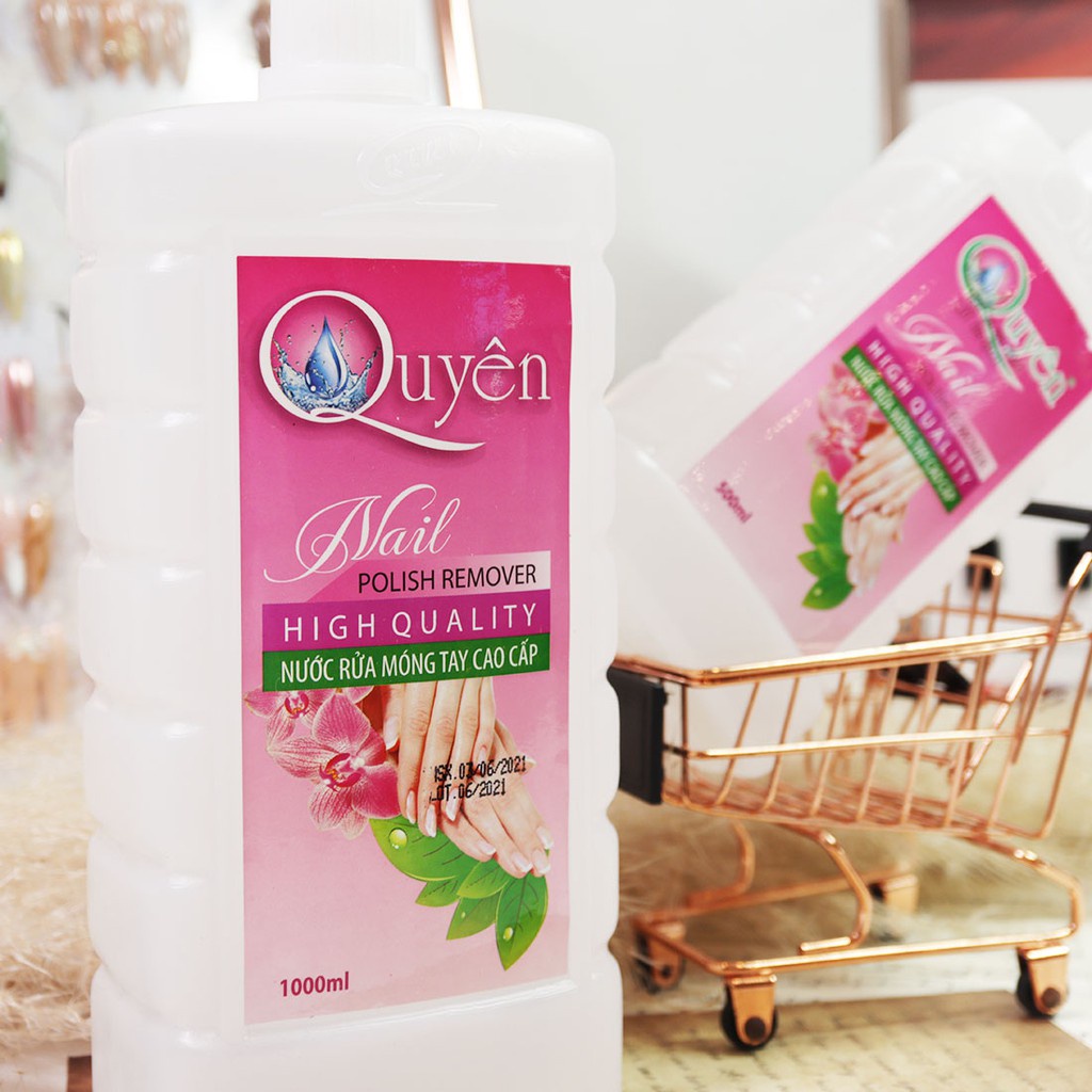 Nước rửa móng tay (Axeton) Quyên - Chai 500ml