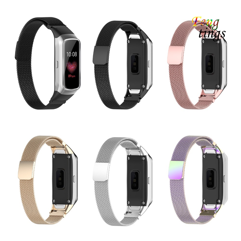 Dây đeo inox thay thế cho đồng hồ thông minh Samsung Galaxy Fit Sm-R370