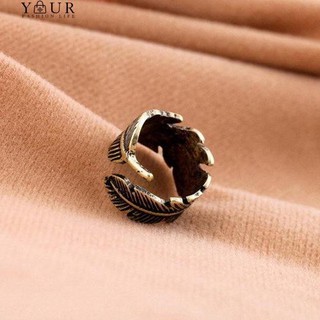 Nhẫn hở hình chiếc lá