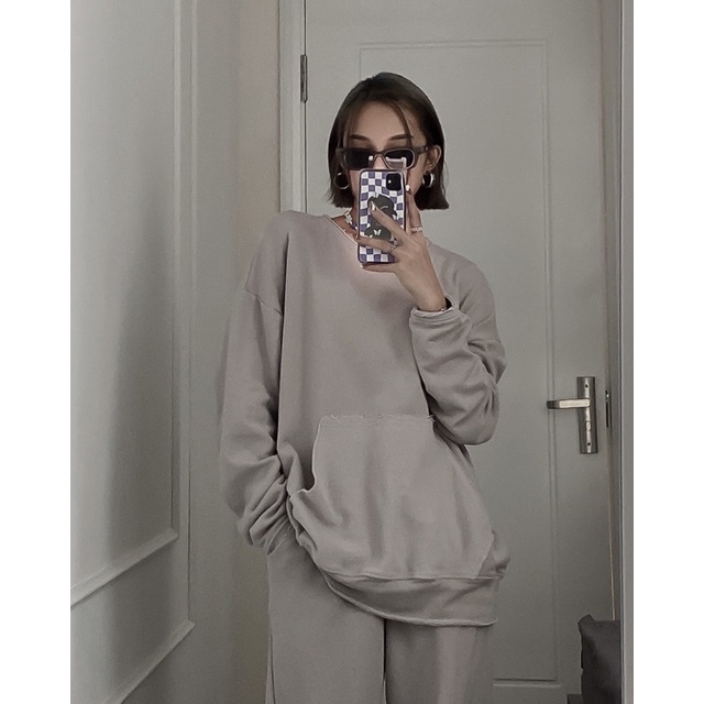 MAHU - ÁO SWEATER NỈ TAY DÀI CABO | BigBuy360 - bigbuy360.vn