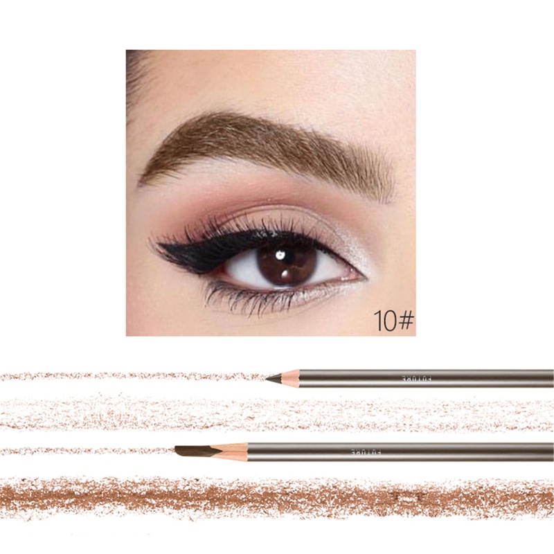 Bút Chì Kẻ Lông Mày Tự Nhiên Không Thấm Nước brroa Màu Sắc