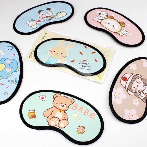 Miếng che mắt ngủ, bịt mắt ngủ họa tiết hoạt hình dễ thương Store4girls