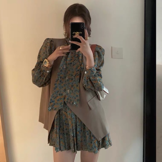 Sét áo vest hoa hot hit 2020 | BigBuy360 - bigbuy360.vn