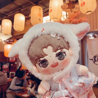 Mũ cừu cho doll 15cm và 20cm
