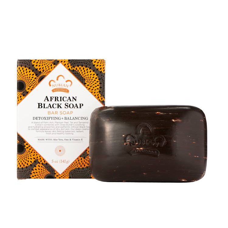 [Nubian Heritage] Xà phòng đen châu Phi 141g