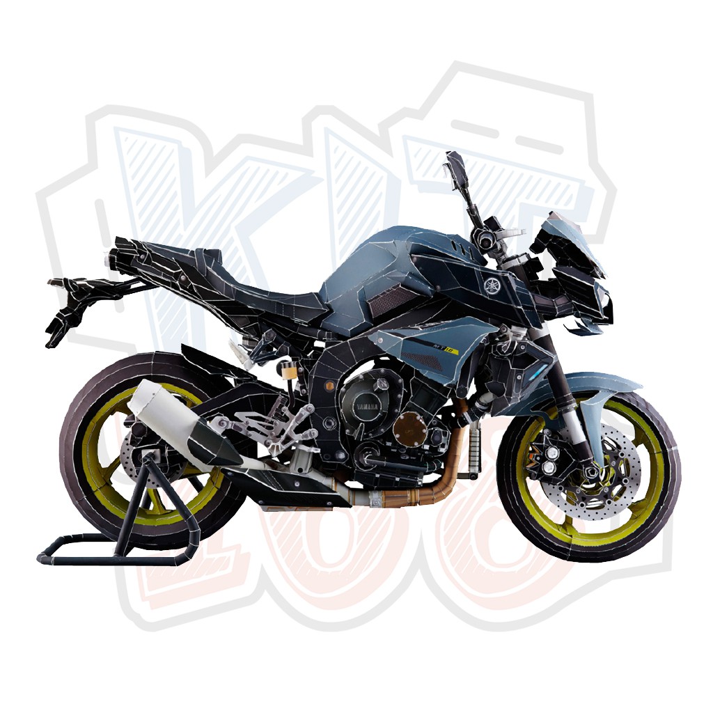 Mô hình giấy xe máy Detailed Yamaha MT-10 (FZ-10)