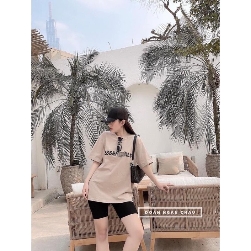 SET ÁO PHÔNG CHỮ KÈM QUẦN LEGGING NGỐ | BigBuy360 - bigbuy360.vn