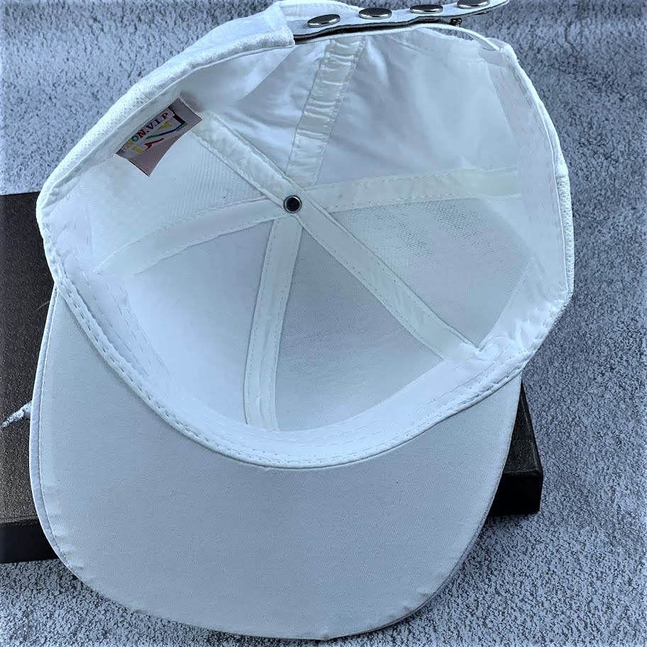 Mũ Nón lưỡi trai Snapback nam nữ unisex thêu họa tiết nổi vải cotton cao cấp màu trắng, đen - Diamond's Store
