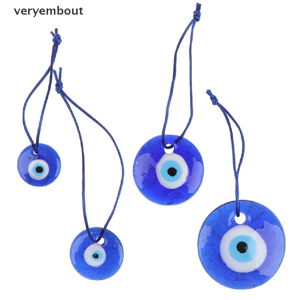 ut Fashion lucky turkish greek evil blue eye charm pendant home amulet n
