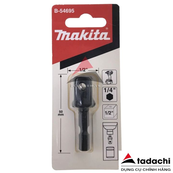 Đầu chuyển vít sang bu lông 1/2''x50mm Makita B-54695 | Tadachi