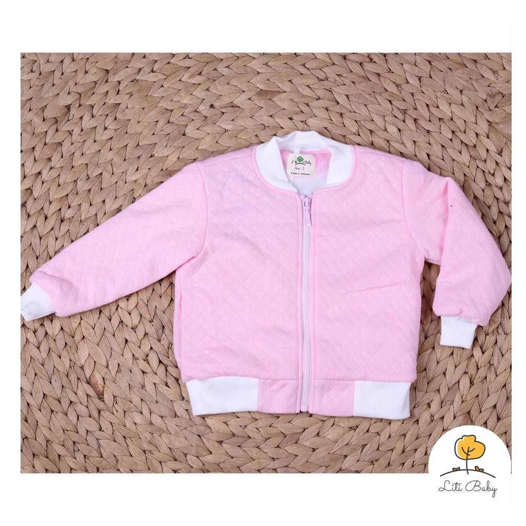Áo khoác lót lông dài tay thu đông bo gấu bé gái size 1-7T, cho bạn 10-23kg. Bên trong lót bông siêu ấm. Lô 2