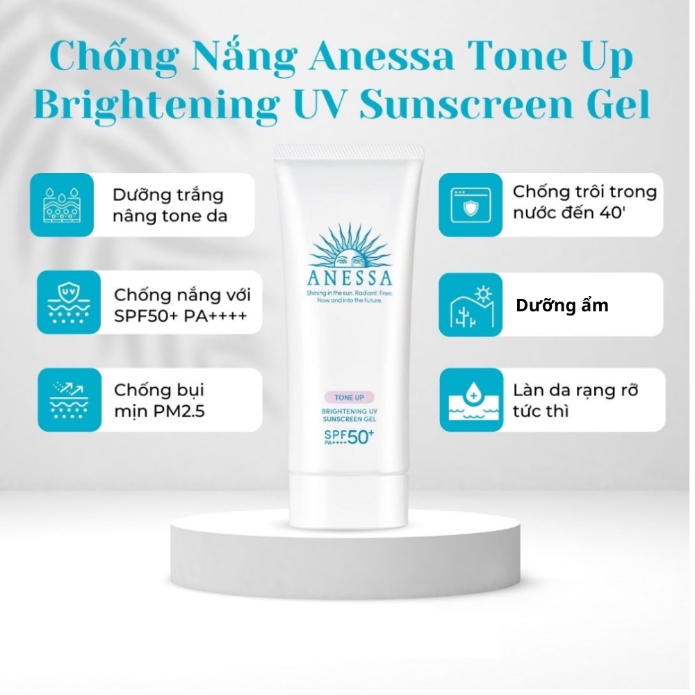 Sữa chống nắng Anessa Perfect UV Sunscreen Skincare Milk SPF 50+ PA++++ 60ml mịn mượt, không gây nhờn rít